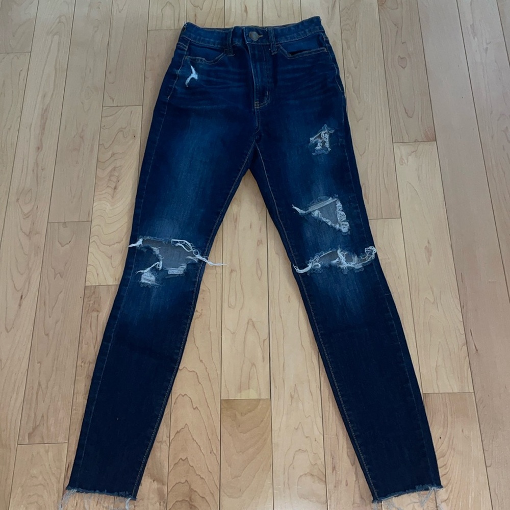 SO skinny jeans size 5 27 super high rise jeggings